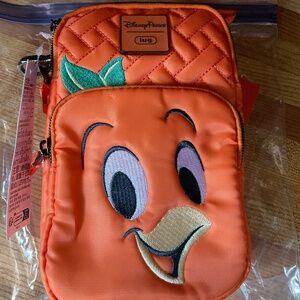 Disney orange bird lug crossbody